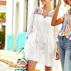NWOT J. CREW Embroidered Farmers Market Dress
